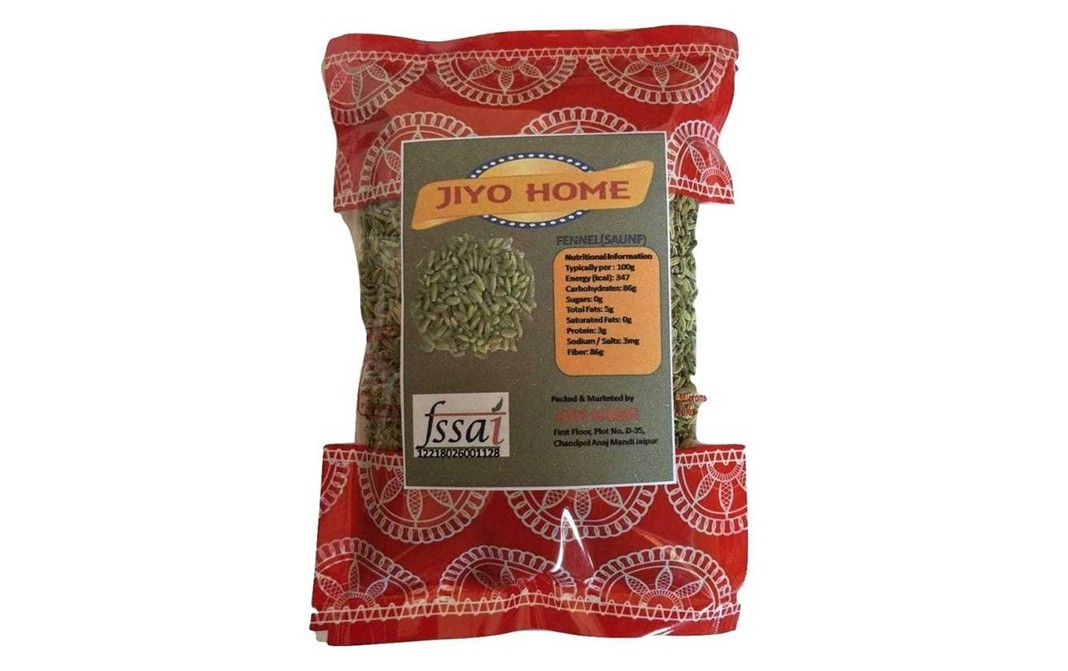 Jiyo Home TopNotch Fennel Seeds    Pack  800 grams